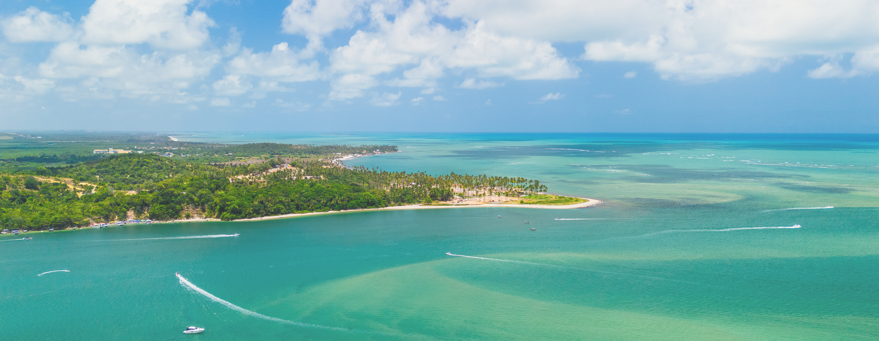 Vista aérea da praia