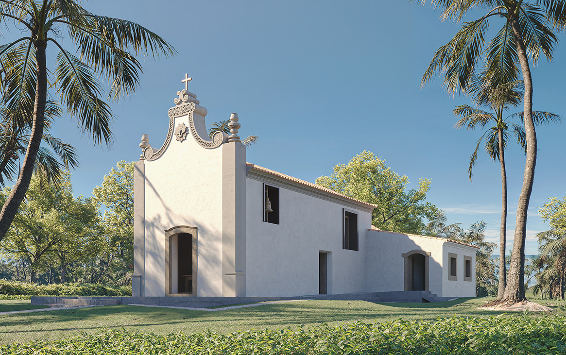 Perspectiva 3d Capela